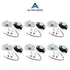 279816 Dryer Thermal Cut-off Kit Compatible with AP3094244, 279816VP 6-Pack