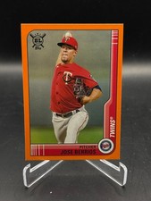 2021 Topps Big League Baseball Orange #42 Jose Berrios (Twins)