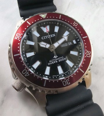 Citizen Promaster Automatic Diver Mens Watch Sapphire Crystal ScrewCrown Running