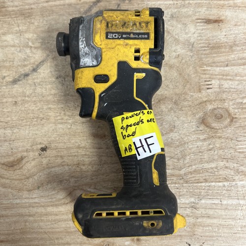 DEWALT DCF850B ATOMIC 20V MAX 1/4” Impact Driver (Tool Only) FOR PARTS OR REPAIR