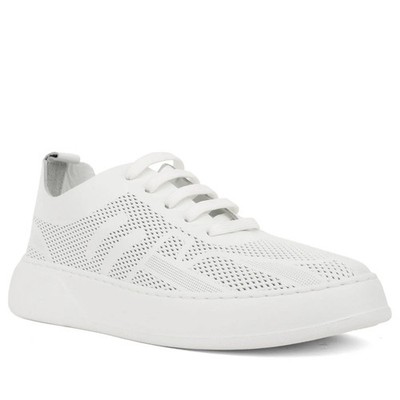 La Conte Damen Weiße Leder Sneaker Freizeit LAC6570-25113