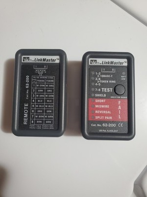 Ideal 62-200 LinkMaster RJ-45 CAT5e/6 Wiremapper