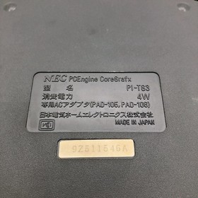 PC Engine Core Grafx Console System PI-TG3 NEC NTSC-J Japan Tested