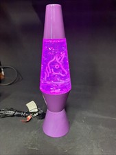 Purple unicorn Glitter Lava Lamp plastic base...