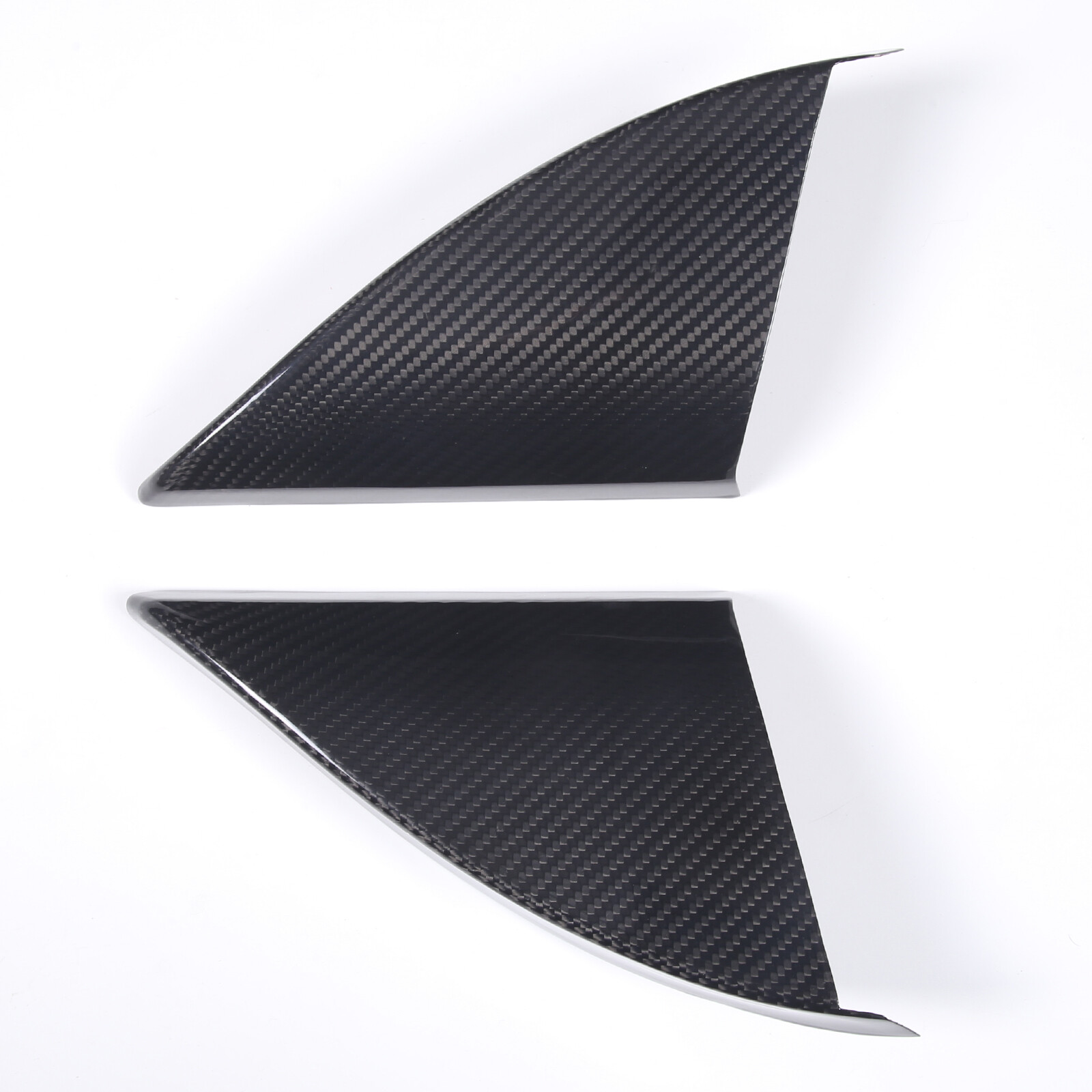Real Carbon Fiber Door Triangle A Pillar Trim For Lamborghini URUS 2018-23 US