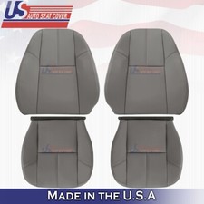 2007 To 2014 For Chevy Silverado Wt Front Set Top Bottom Vinyl Cover Dark Gray 2007 To 2014 For Chevy Silverado Wt Front Set Top Bottom Vinyl Cover Dark Gray