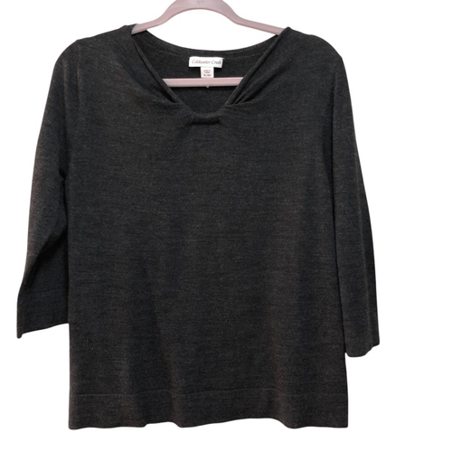 Haut Col Roulé Coldwater Creek - Marron Clair - Taille S - Femme - Occasion Très Bon état