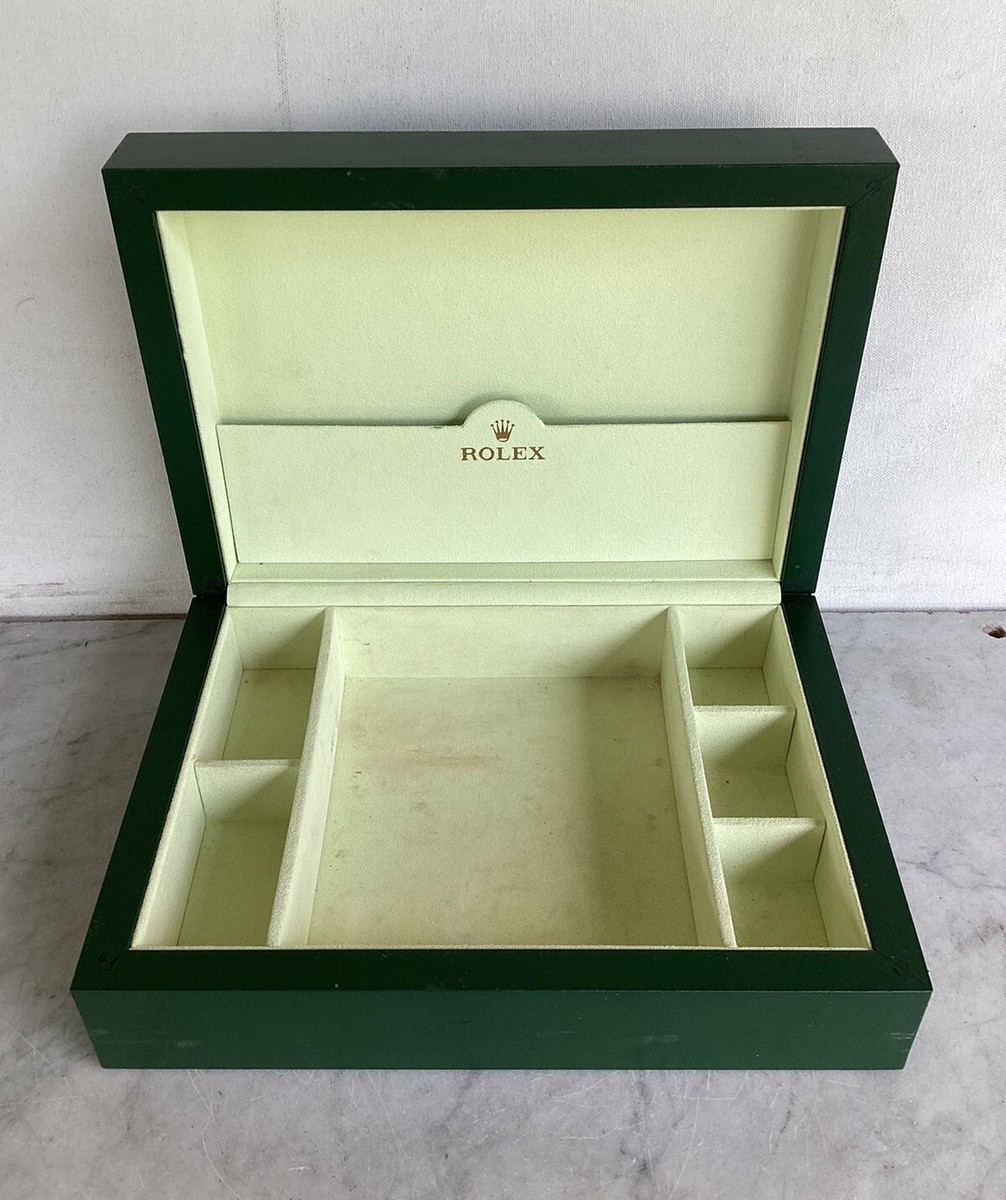 Vintage Genuine ROLEX Green President Watch Empty Box Only 33.00