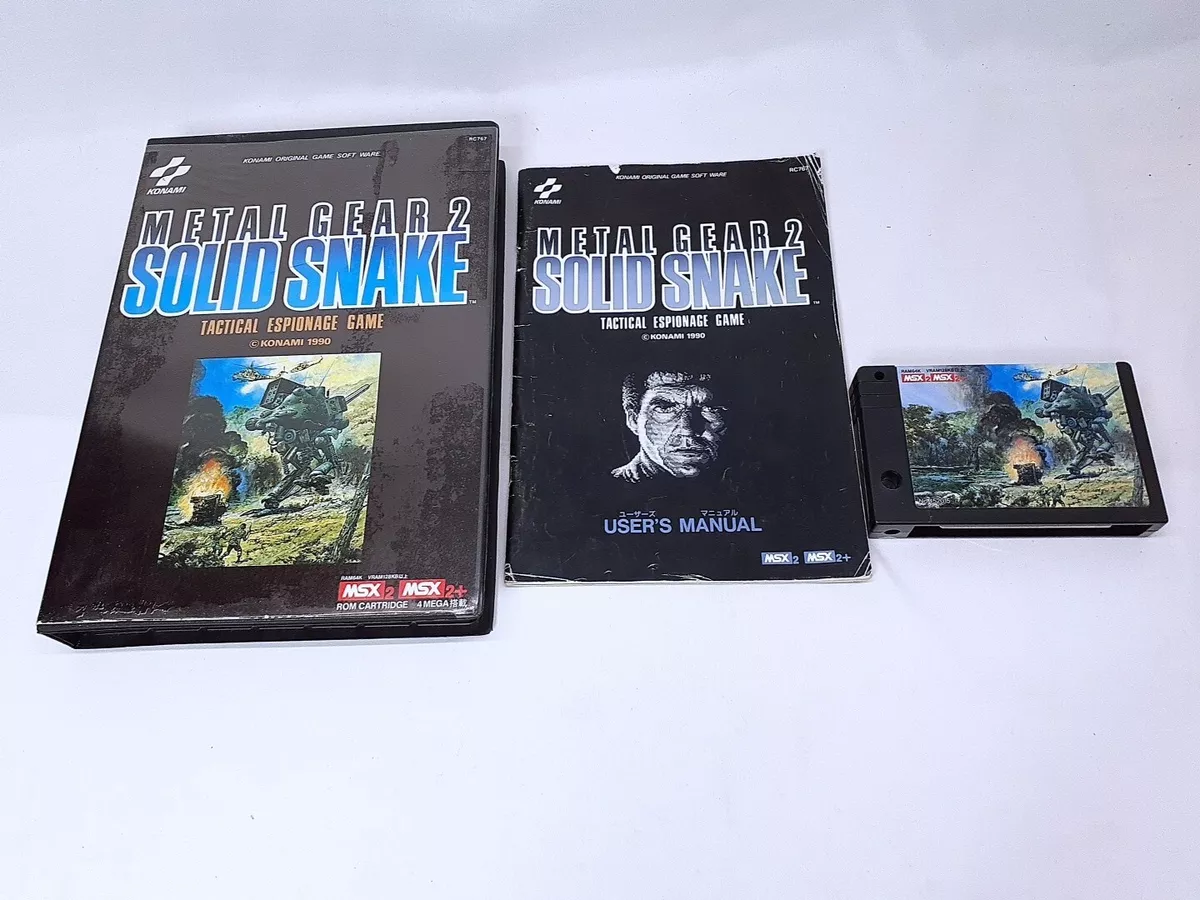 MSX / MSX2 - Metal Gear 2: Solid Snake (MSX2) - Solid Snake - The