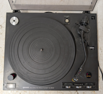 みんみんページ Gemini XL-DD30 Direct Drive Full Manual DJ Turntable Record Player