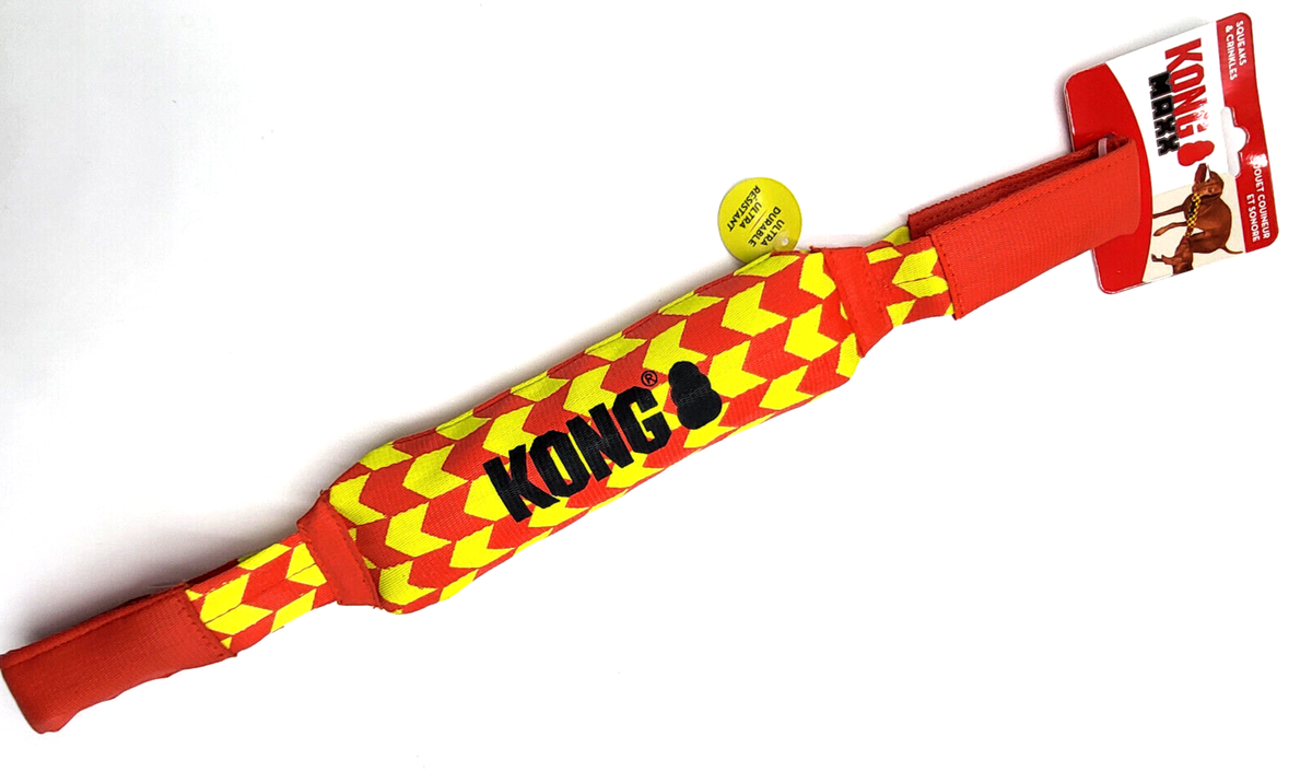 KONG Maxx Dog Toy Ring – Durable Plush With Squeaker, For Medium/Large Dogs