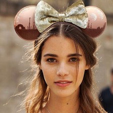 DisneyParks Limited Loungefly Star Wars Sands Of Tatooine Minnie Ears Headband 