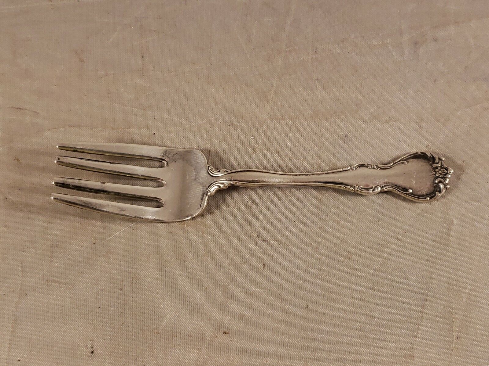 VINTAGE TOWLE FRENCH PROVINCIAL STERLING SILVER BABY FORK