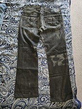 Rare True Religion Jeans Smoke Design "Made In Usa" 36x32. Pre-bankrupcy