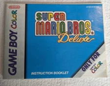 Super Mario Bros. Deluxe Nintendo GBC Game Boy Manual / Instruction Booklet