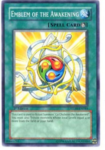 Emblem of the Awakening - STON-EN044 - Common - 1st Edition x3 - Lightly Played