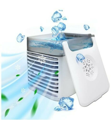 Immagine 1 - MINI CONDIZIONATORE PORTATILE SILENZIOSO RAFFREDDATORE D'ARIA USB 500 ML 7 LED