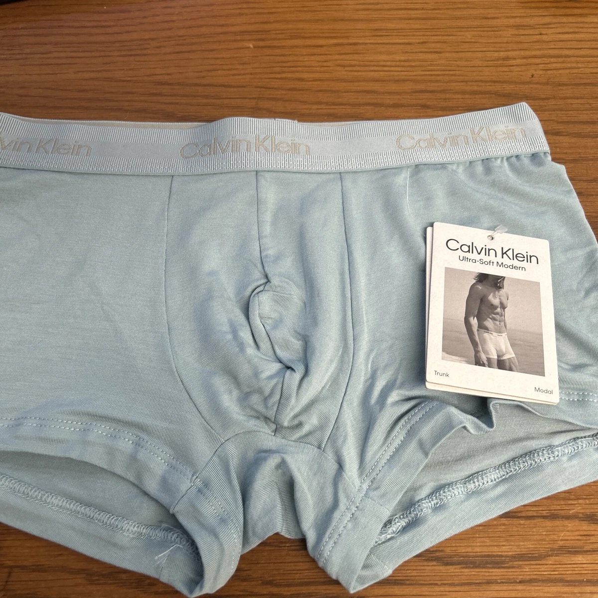 Calvin Klein Men's (SMALL) Ultra Soft MODAL TRUNK NB2986-441