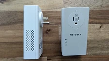 NETGEAR PLP2000  Powerline Adapter 2000Mbps with Extra Outlet - Pack of 2