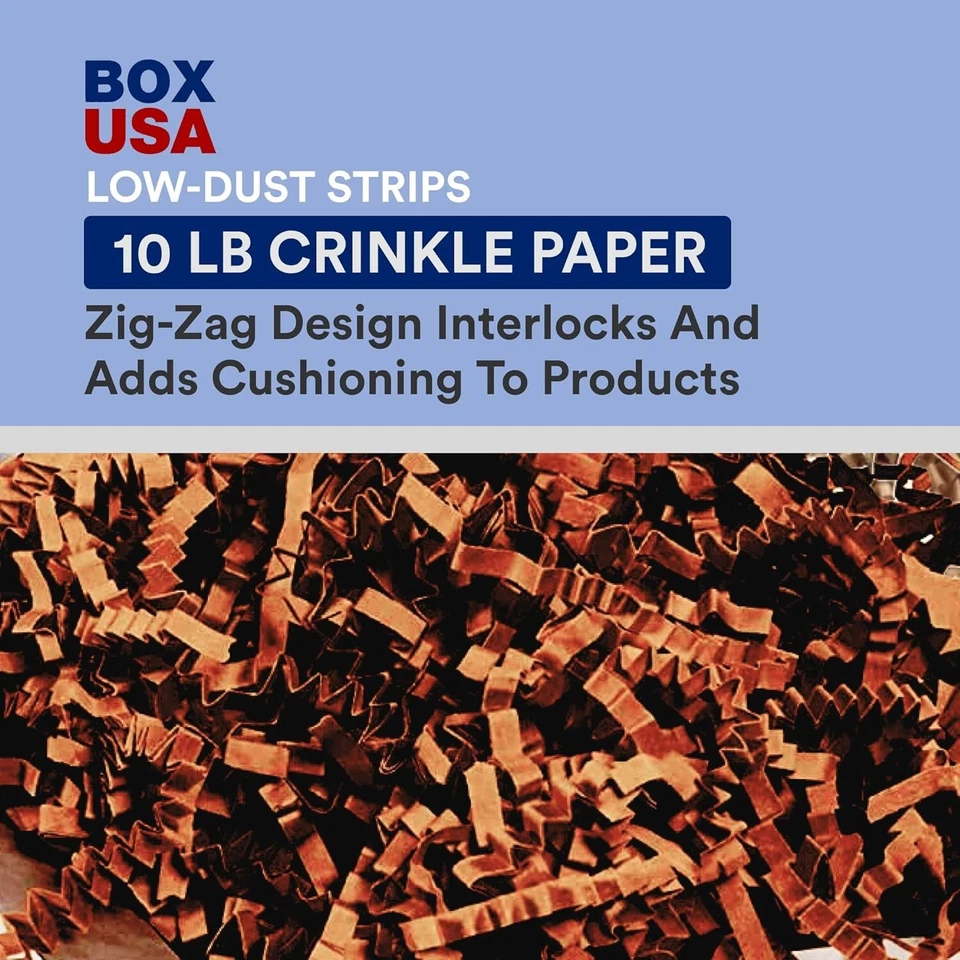 Versatile 10 lb. Shredded Crinkle Paper Packing Filler for Crafts & Packaging - Image 4 of 4