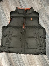 Polo Ralph Lauren Reversible Puffer Vest Boys Size 5 GREAT CONDITION