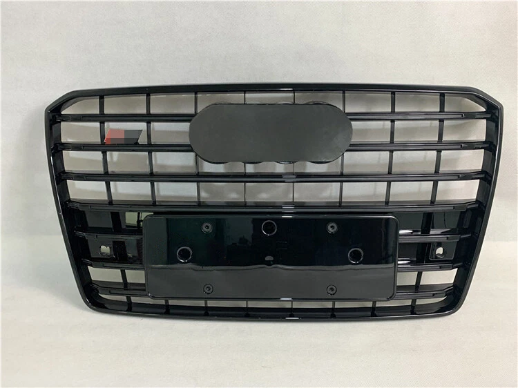 For Audi A8 S8 2015 2016 2017 2018 Front Bumper Grille S8 Style Grill Black Foto 3 de 4
