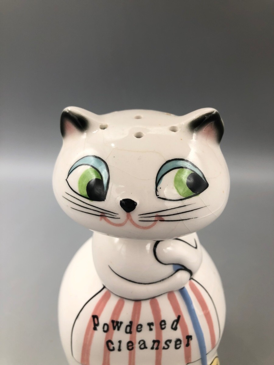 Vintage 1959 Holt Howard Cozy Kitchen Kitty Cat Powdered Cleanser