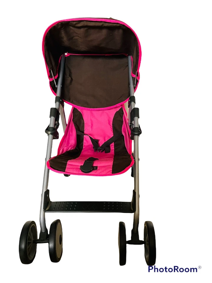 Cochecito de muñeca Maclaren Quest café/rosa carmínica Foto 2 de 4