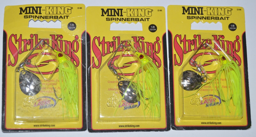 LEURRE DE PÊCHE Strike King SpinnerBait flash vibrant vintage jaune orange vert EUR 20,73 - FR
