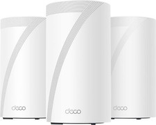 Tp-link - Deco Be22000 Tri-band Mesh Wi-fi 7 System (3-pack) - White