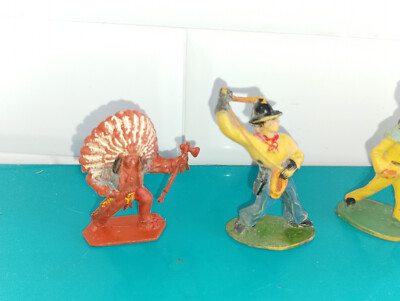 Starlux Jim Clairet Beffoid ensemble de 17 figurines FAR WEST
