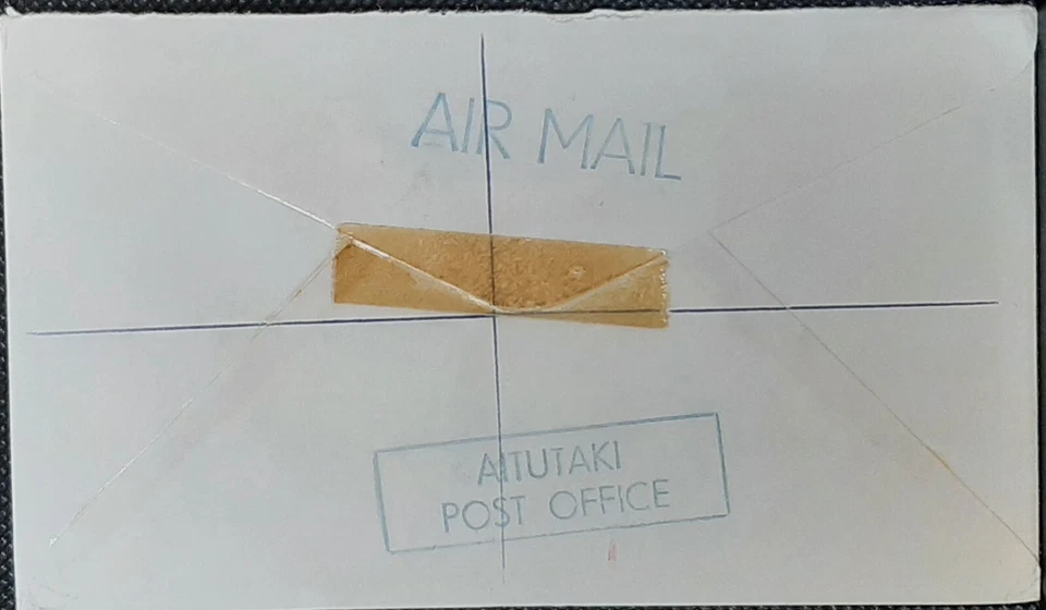 (COK-210) Islas Cook-Aitutaki 1981 aprox. OFICIAL PAGADO de AITUTAKI a la regla del Reino Unido Foto 2 de 2