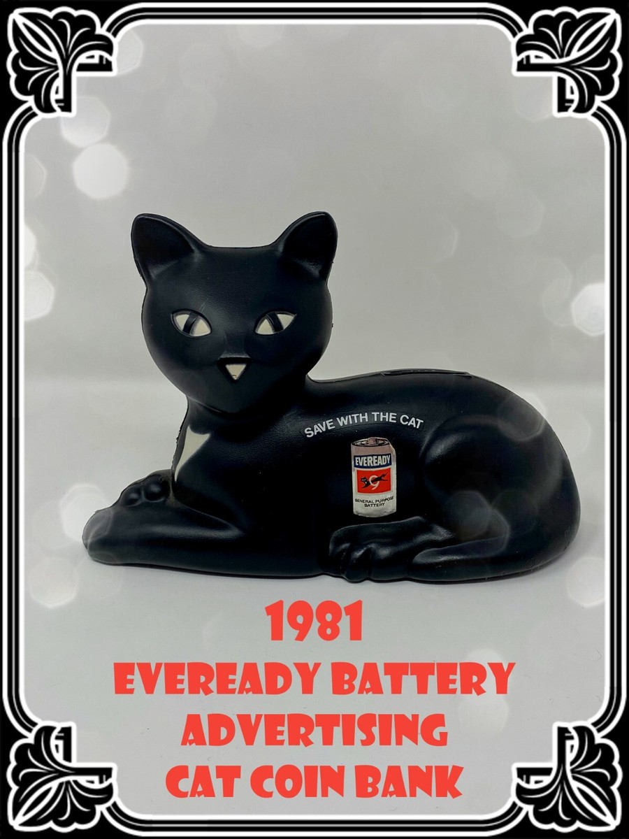 エバレディ電池　黒猫バンク　1981年 エバレディ電池 黒猫バンク 1981年 エバレディ電池 黒猫バンク 1981年