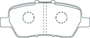 New DB1736 Rear Brake Pads For Honda MDX 4D Wagon 2003-2006 - Picture 2 of 2