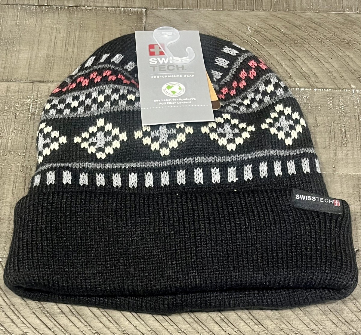 Swiss Tech 3M Thinsulate Lined Beanie Hat Frigid Winter Snow Ski