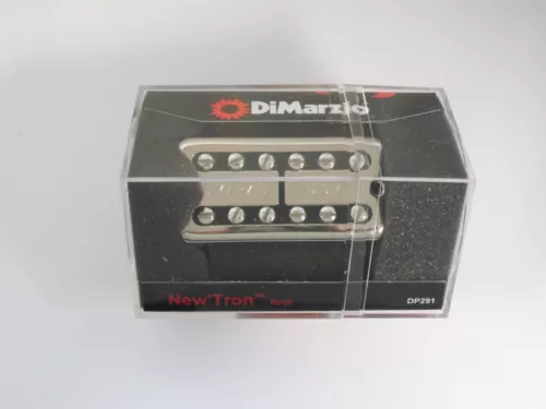 DiMarzio Regular Spaced New'Tron Neck W/Nickel Cover & Black Insert DP 291
