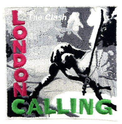 The Clash London Calling Rock Music Applique Embroidered Iron on Patch