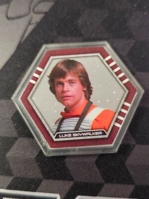 LUKE SKYWALKER Star Wars Topps Galactic Connexions Clear Border 1st Edition