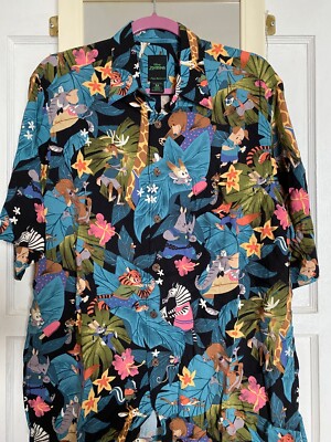 REYN SPOONER DISNEY PIXAR ZOOTOPIA HAWAIIAN SHIRT MEDIUM POLO | eBay