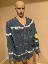 Lee Smiley Patchwork Jacket Denim Xl Nwt