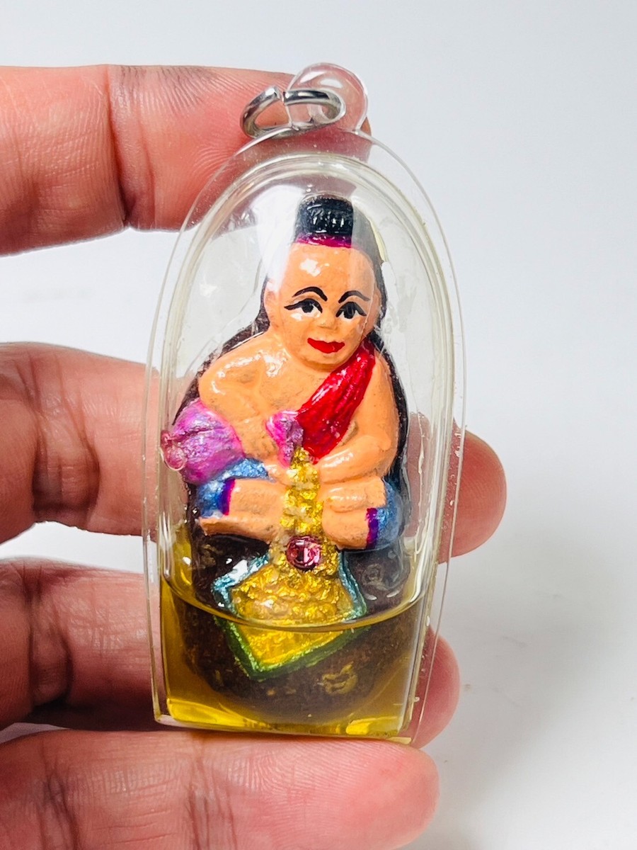 Kuman Thong Wealth-Attracting Locket – Thai Sacred Amulet for