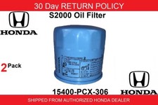 2 Pk New Genuine Honda S2000 Oil Filters 15400-pcx-306 W Drain Plug Gasket 2 Pk
