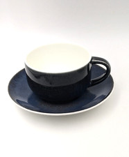 Royal Crown Derby  Coffee Espresso Cup and Saucer Set Dark  Blue Mug Plate