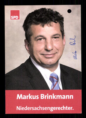 Markus Brinkmann Autogrammkarte Original Signiert  ## BC 94660