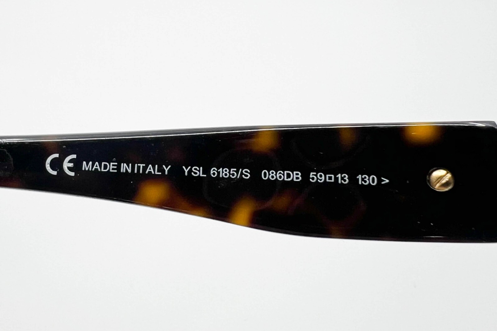 Montatura occhiali da sole donna Yves Saint Laurent 6185 S marrone tartaruga 59 13 130