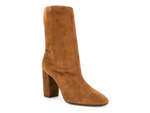light tan suede booties