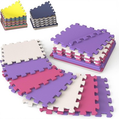 12x12 EVA Foam Baby Kids Play Mat Non Toxic Interlocking Floor Tiles
