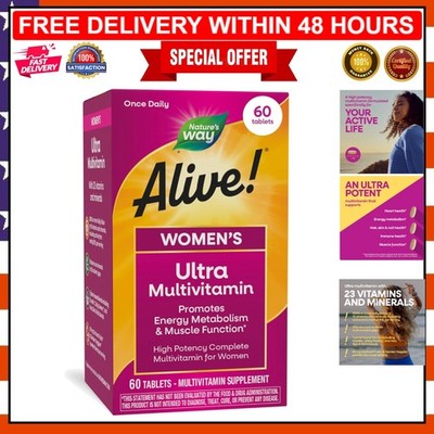 High Potency Gluten-Free Multivitamin for Women - 60 Essential Nutrients Daily
