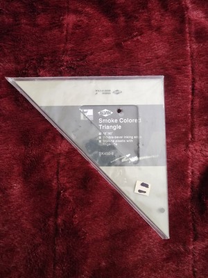 Alvin SK450-8, 8'' Smoke Colored Triangle, 45/90 Degrees, Made In USA 