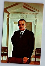Postcard 1960s Washington, DC President Lyndon B. Johnson